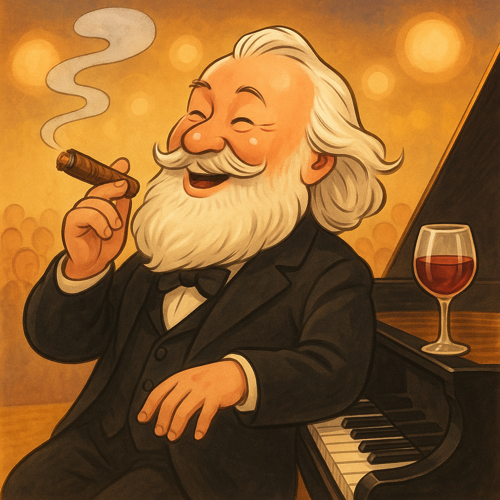 Brahms Caricature Brahms Caricature